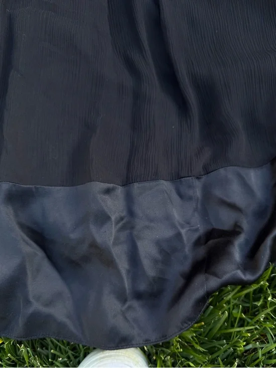 Maggy London Silk Black Halter Neck Midi Dress - Picture 11 of 11